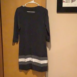 Banana Republic grey knit dress